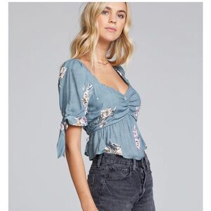 Saltwater LUXE  Floral Blouse